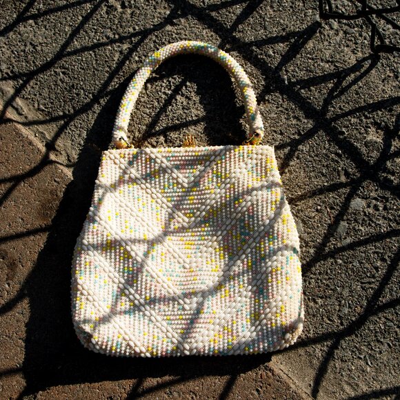 1950s embellished evening purse - Picture 1 of 4